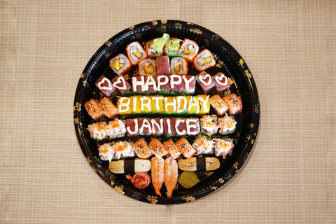 Sushi Birthday Cake